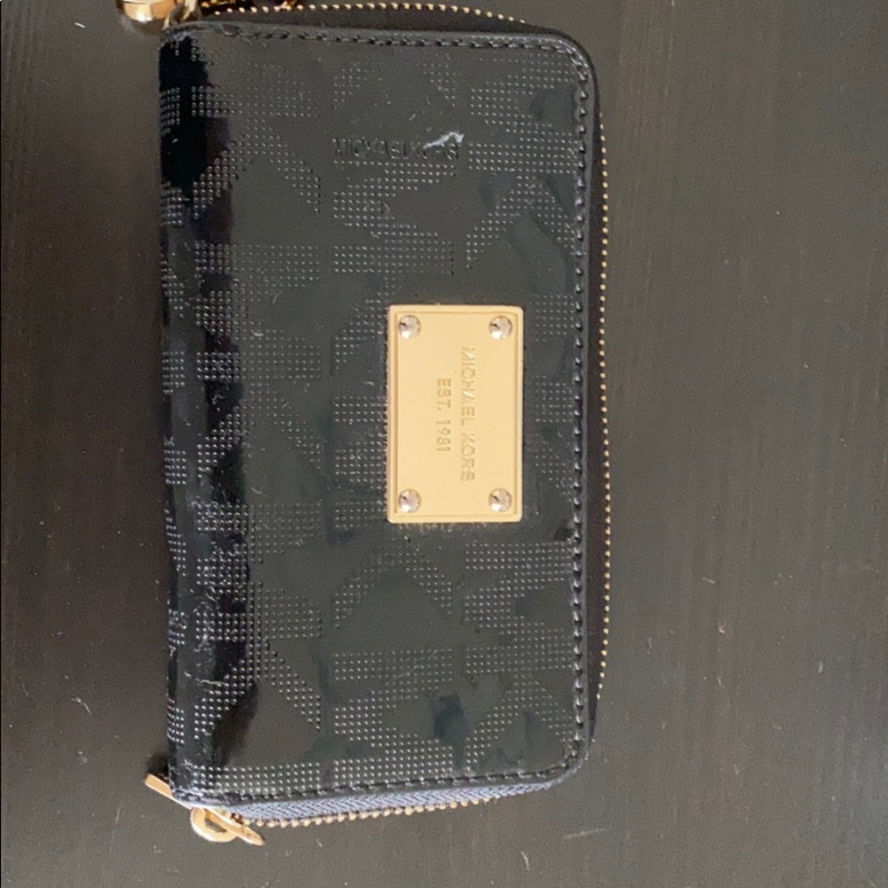 MK mini wallet with strap